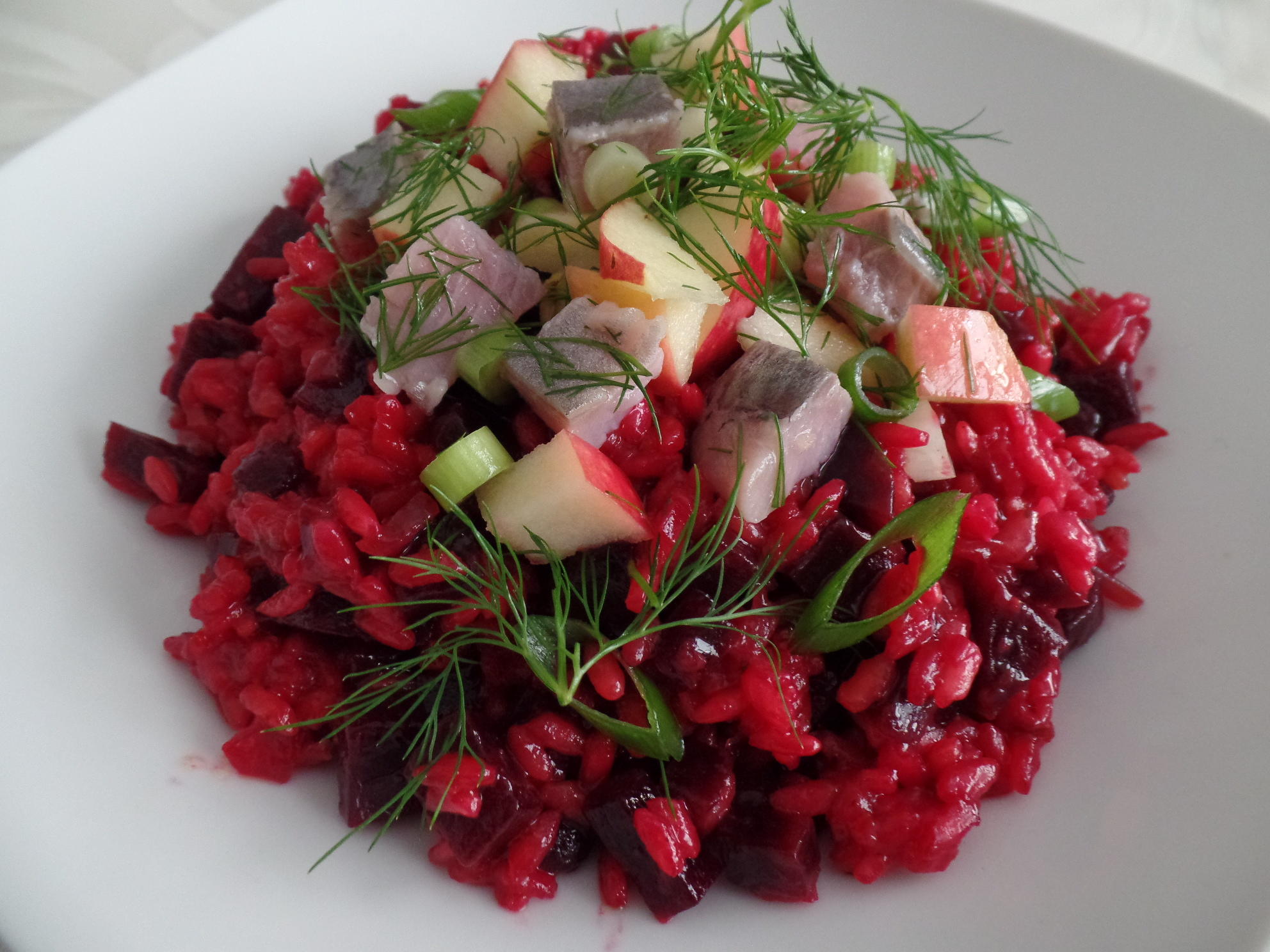 Bilder für Rote-Bete-Risotto mit Matjes Rezept