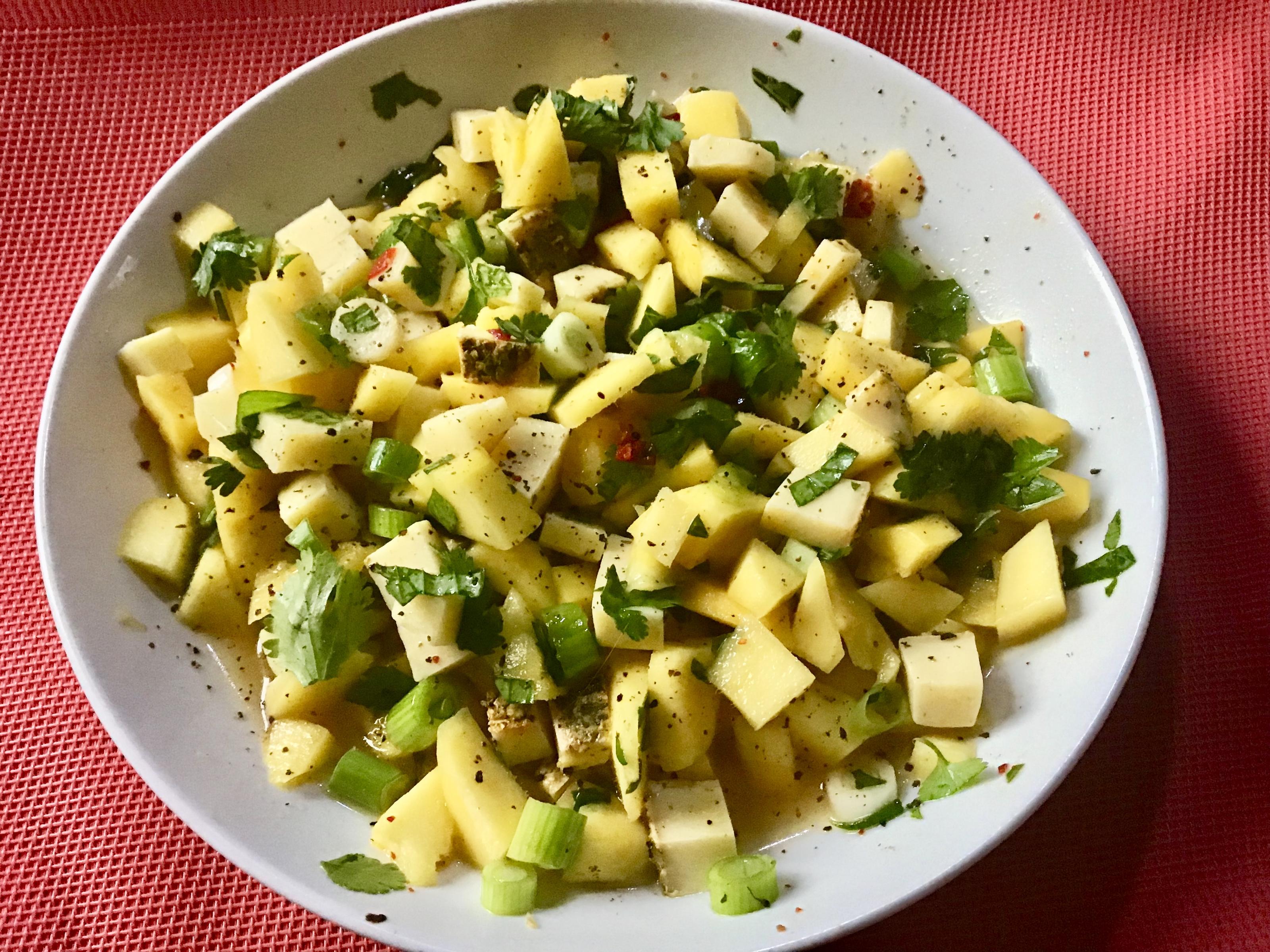 Bilder für Mango-Salat mit Käse Rezept