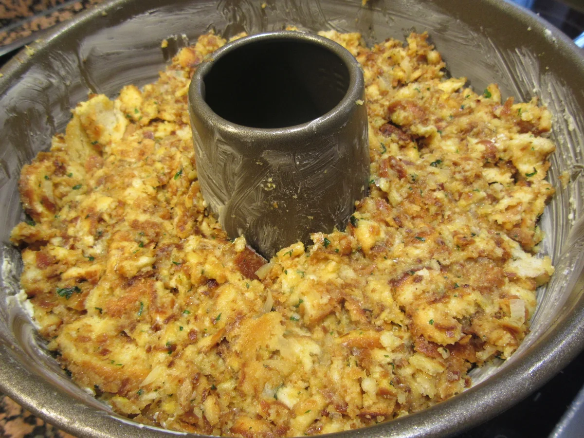 Fleisch: Gebackene Weißwurst mit Brez´nknödeln und Senfsoße - Rezept - Bild Nr. 6610