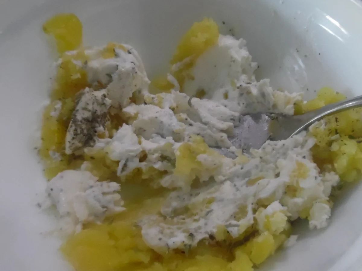 Schlutzkrapfen "bayrische Art" mit Specksoße und Röstzwiebeln - Rezept - Bild Nr. 6608