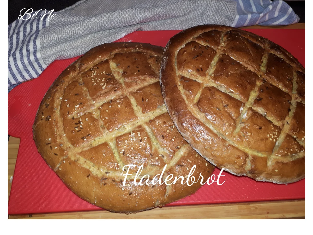 Rezept: BiNe` S FLADENBROT Bild Nr. 6626 BiNe` S FLADENBROT - Rezept - Bild Nr. 6626