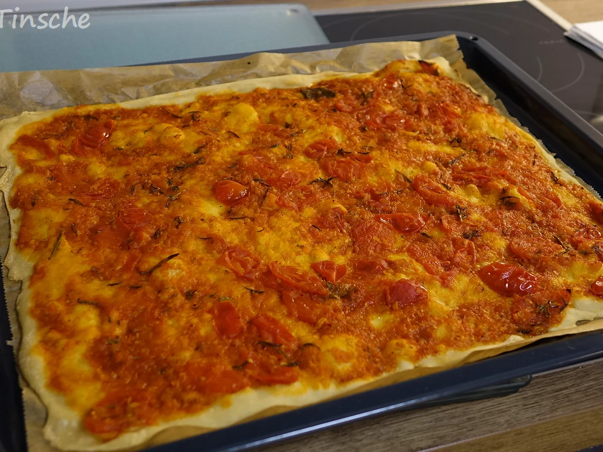 Knusprige Hähnchen-Paprika-Pizza - Rezept - Bild Nr. 6630