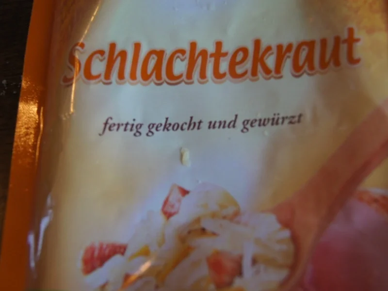 Pellkartoffeldrillinge mit Brägenwurst und pikanten Sauerkraut - Rezept - Bild Nr. 8