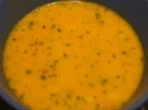 Kürbiscremesuppe mit Kokosmilch und Hähnchenfleischeinlage - Rezept - Bild Nr. 6637