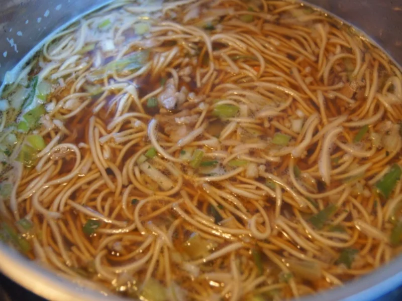 Chinesische Nudelsuppe mit Entenfleisch - Rezept - Bild Nr. 6