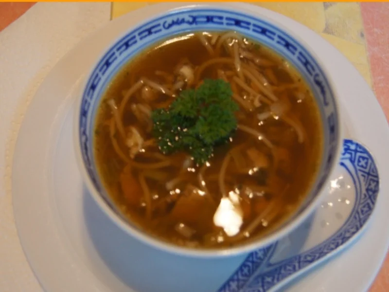 Chinesische Nudelsuppe mit Entenfleisch - Rezept - Bild Nr. 7