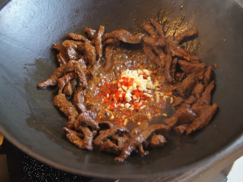 Chinesisches Rindfleisch mit Gemüse und Basmati Reis - Rezept - Bild Nr. 9