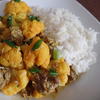 Blumenkohl-Hackfleisch-Curry mit Reis - Rezept - Bild Nr. 6637