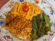 Schlemmerfilet mit Süßkartoffelstampf und Zuckerschoten - Rezept - Bild Nr. 6638
