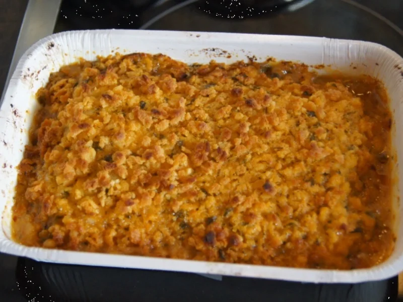 Rezept: Schlemmerfilet mit Süßkartoffelstampf und Zuckerschoten Bild Nr. 6642 Schlemmerfilet mit Süßkartoffelstampf und Zuckerschoten - Rezept - Bild Nr. 6642