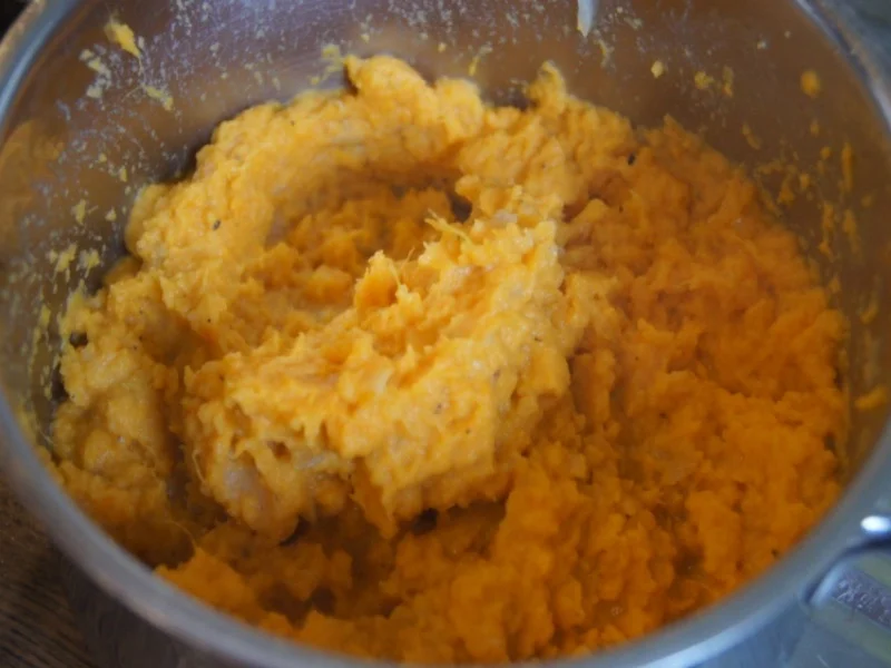 Rezept: Schlemmerfilet mit Süßkartoffelstampf und Zuckerschoten Bild Nr. 6650 Schlemmerfilet mit Süßkartoffelstampf und Zuckerschoten - Rezept - Bild Nr. 6650