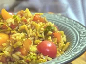 Reispfanne mit geröstetem Rosenkohl - Rezept - Bild Nr. 2