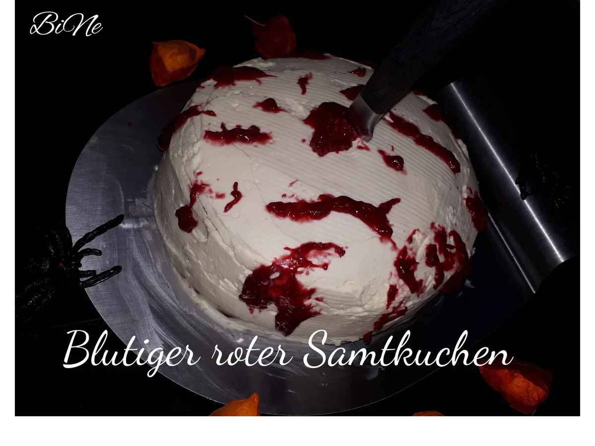 BiNe` S BLUTIGER ROTER SAMTKUCHEN - Rezept - Bild Nr. 6644