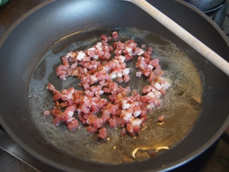 Schinken-Rührei mit Würz-Spinat und Drillingen - Rezept - Bild Nr. 8