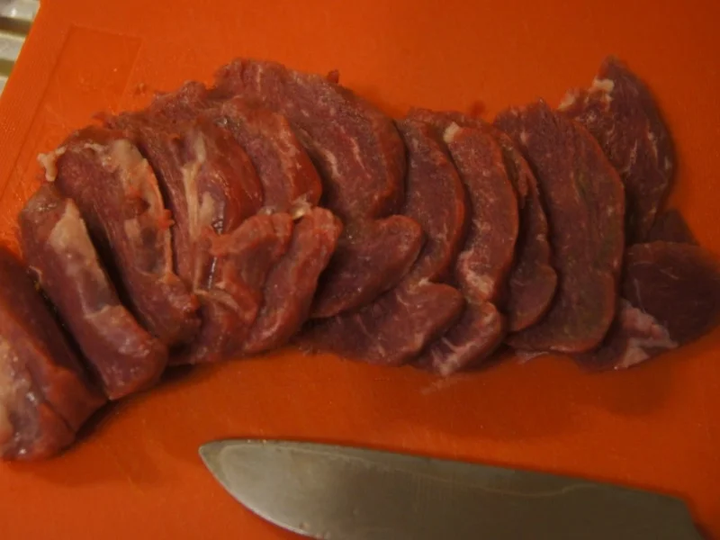 Rindfleisch mit Paprika, Zucchini, Zwiebeln und Basmati-Reis - Rezept - Bild Nr. 4