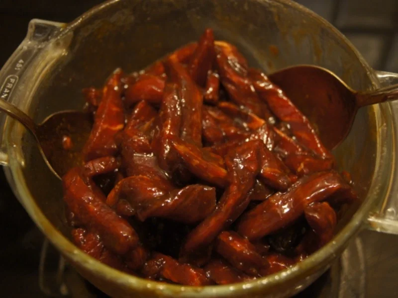 Rindfleisch mit Paprika, Zucchini, Zwiebeln und Basmati-Reis - Rezept - Bild Nr. 7