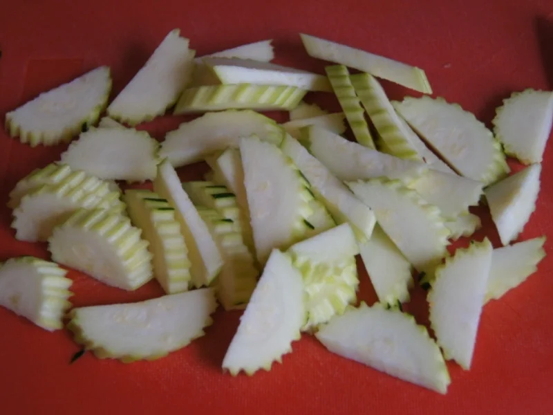 Rindfleisch mit Paprika, Zucchini, Zwiebeln und Basmati-Reis - Rezept - Bild Nr. 10