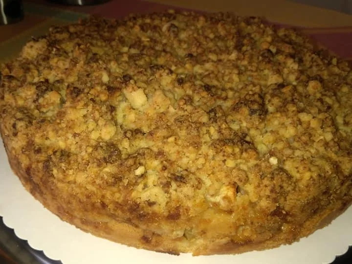 Apfelkuchen mit Mandel-Marzipan Streusel - Rezept - Bild Nr. 6647