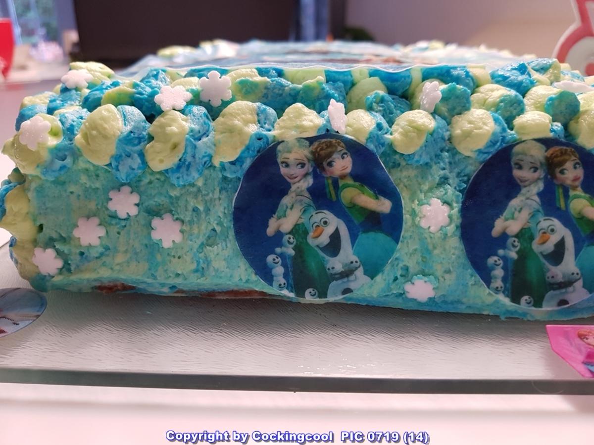 Viki`s Geburtstagstorte 2018 (ist eine Elsa oder Frozen Torte) - Rezept - Bild Nr. 6665