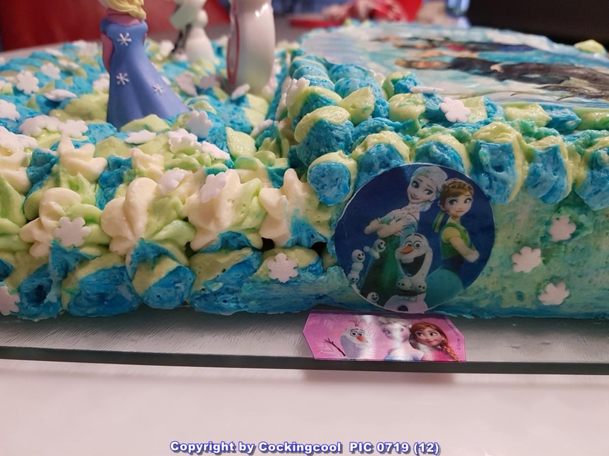 Viki`s Geburtstagstorte 2018 (ist eine Elsa oder Frozen Torte) - Rezept - Bild Nr. 6668