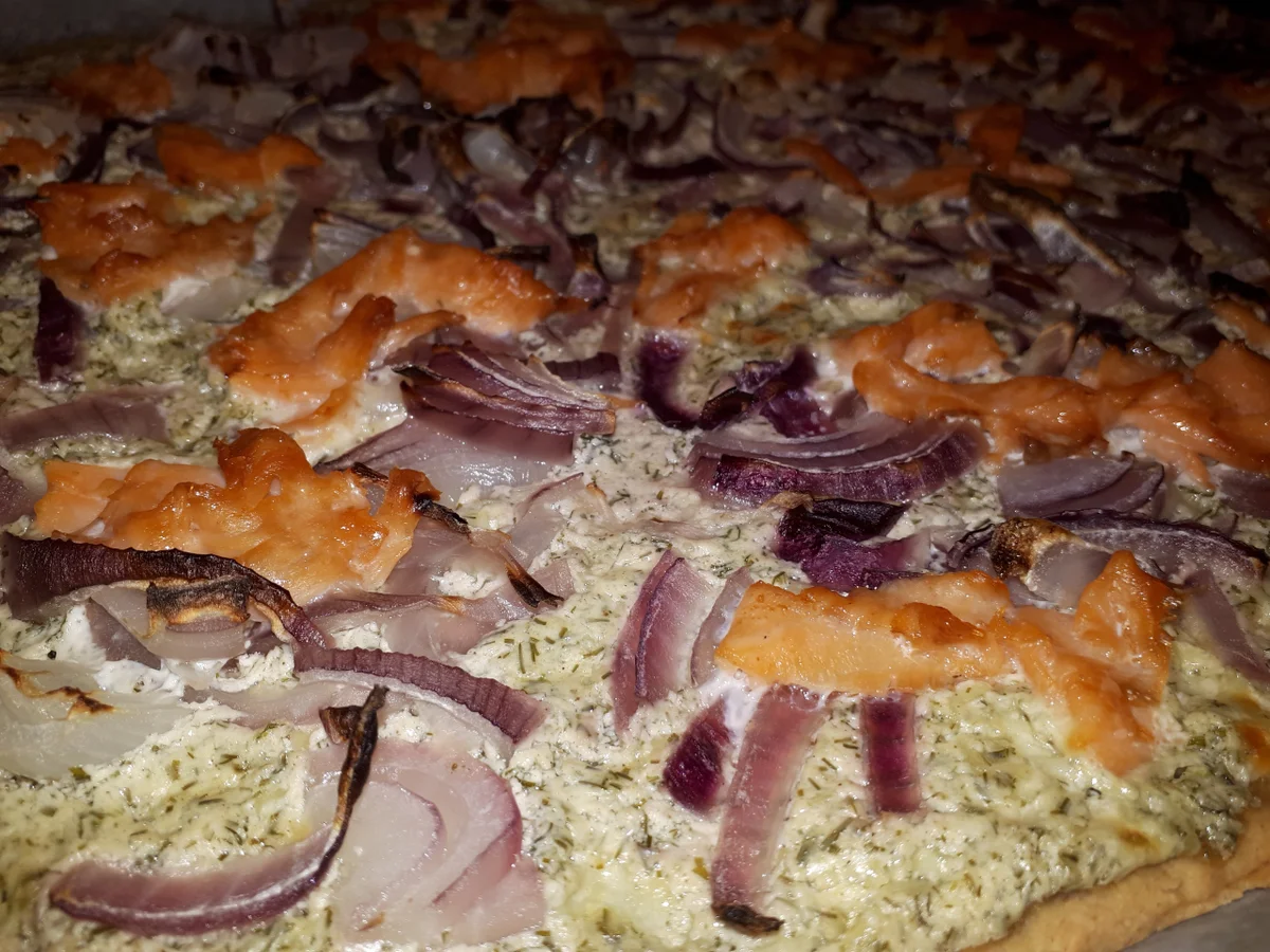 BiNe ` S FLAMMKUCHEN MIT LACHS - Rezept - Bild Nr. 7
