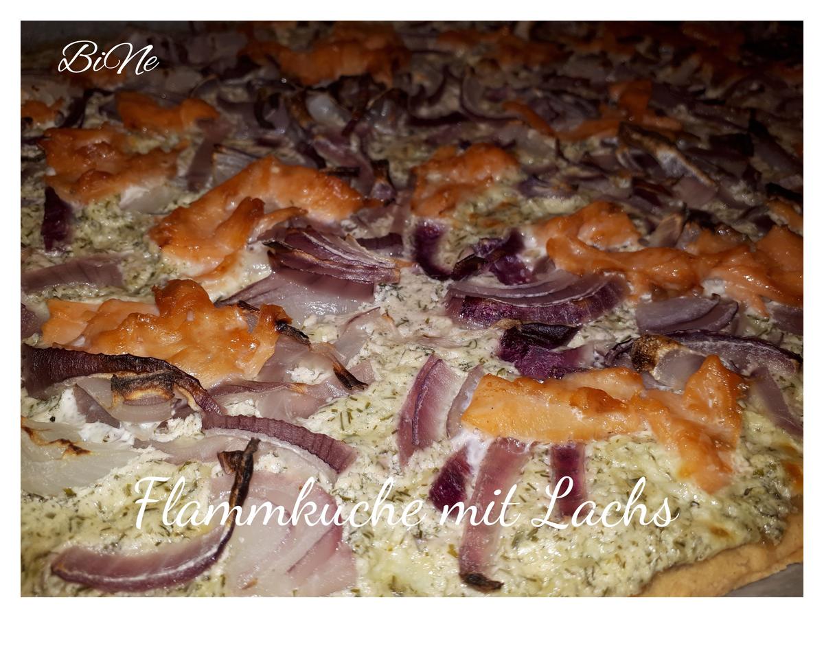 Bine S Flammkuchen Mit Lachs Rezept Kochbar De