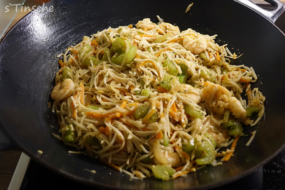 Garnelen-Sellerie-Wok - Rezept - Bild Nr. 6662