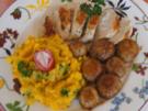 Hähnchenbrustfilet mit Kürbis-Sellerie-Stampf und Champignons - Rezept - Bild Nr. 6681