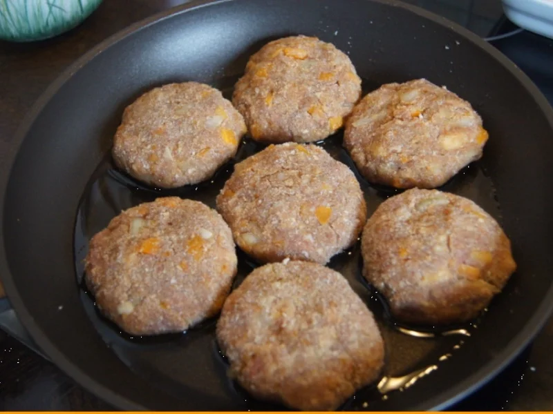 Buletten mit Butternut Kürbis - Rezept - Bild Nr. 11