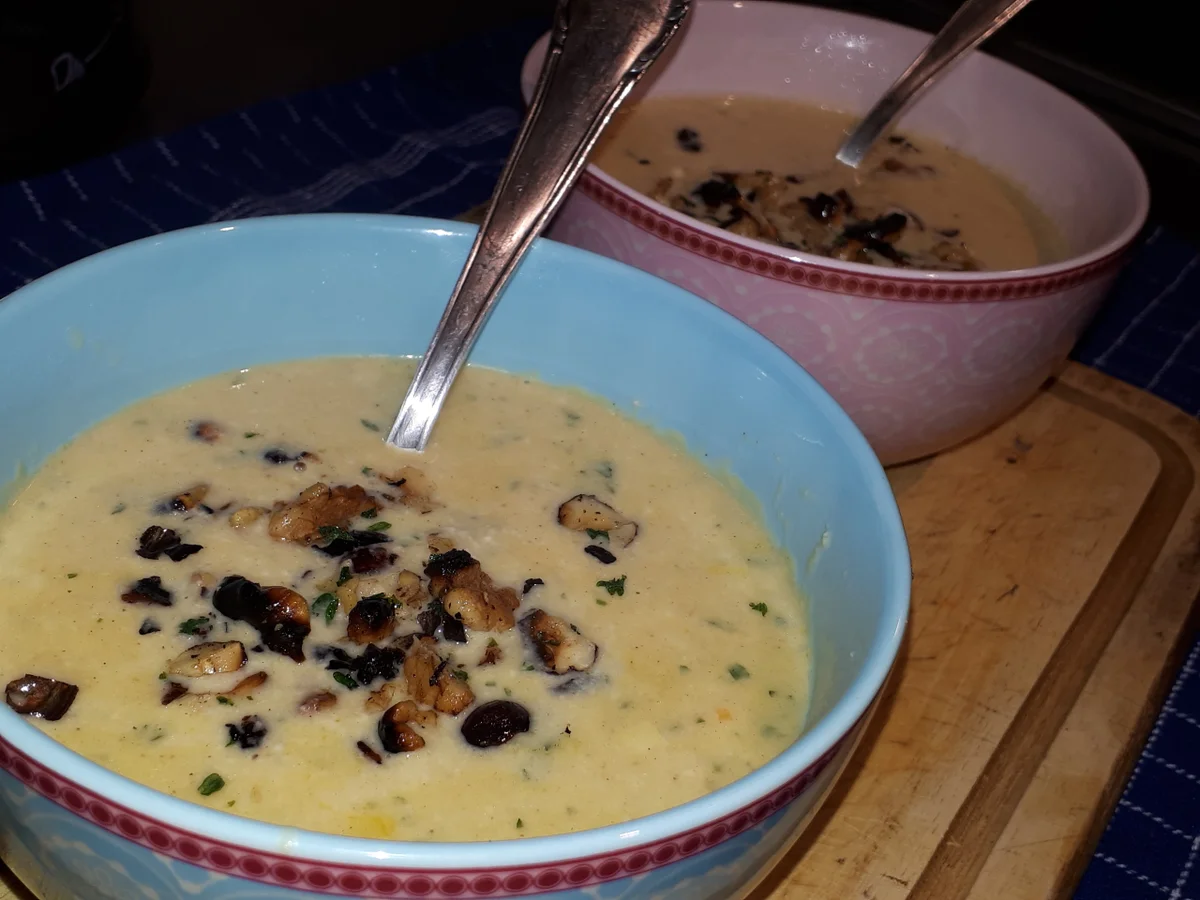 BiNe` S KÄSESUPPE MIT LANGUSTE - Rezept - Bild Nr. 5