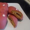 Lebkuchenherzen gefüllt mit rotem Schokoladenguss - Rezept - Bild Nr. 6681