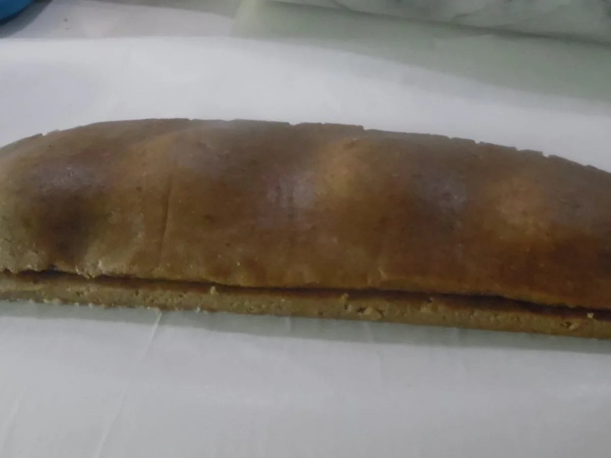 Lebkuchenherzen gefüllt mit rotem Schokoladenguss - Rezept - Bild Nr. 6687