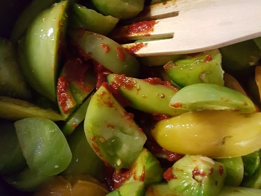 Grüne Tomaten als Cremeaufstrich bzw Marmelade oder Würze - einfach ...