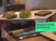Krabbensülze mit Frankfurter Soße, Schwarzbrot und frischem Salat - Rezept - Bild Nr. 2