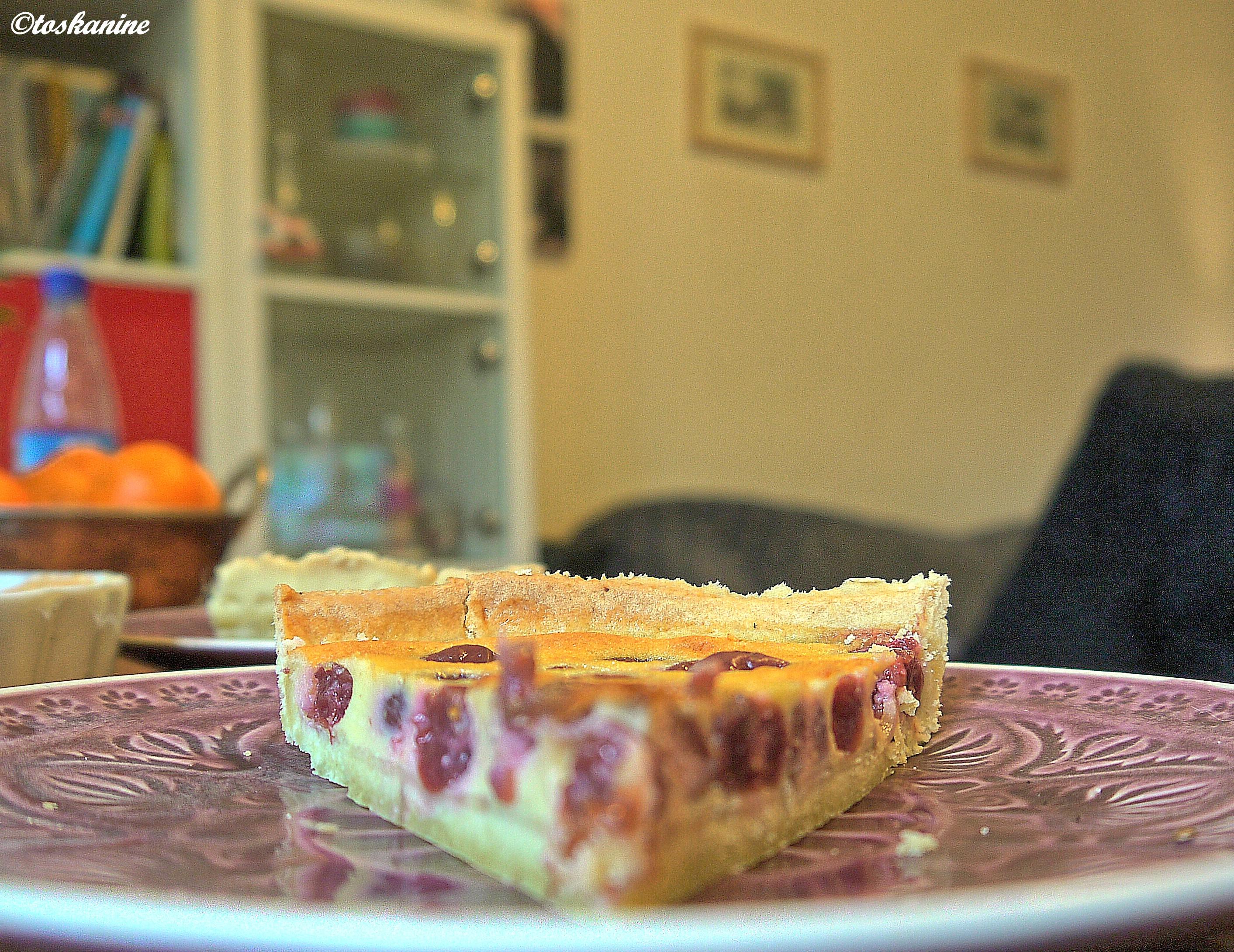 Würzige Kirschtarte Rezept von toskanine