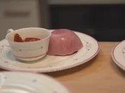 Holunder-Parfait mit Zwetschgenkompott - Rezept - Bild Nr. 6692