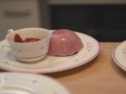 Holunder-Parfait mit Zwetschgenkompott - Rezept - Bild Nr. 6692