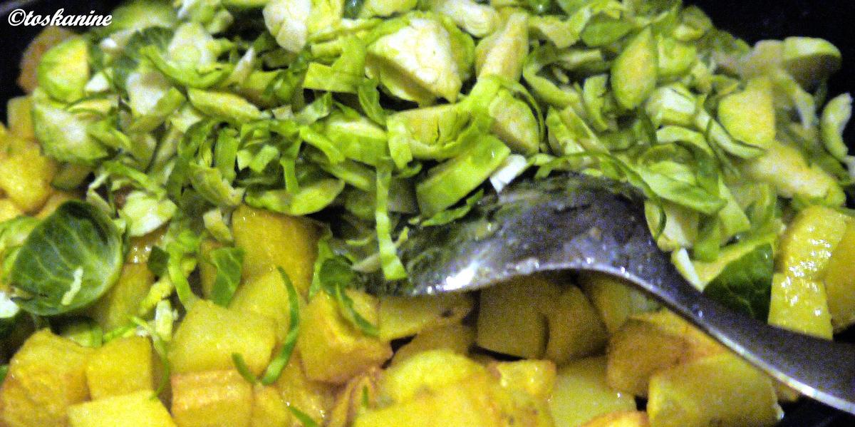 Kartoffel-Rosenkohl-Frittata - Rezept - Bild Nr. 6722