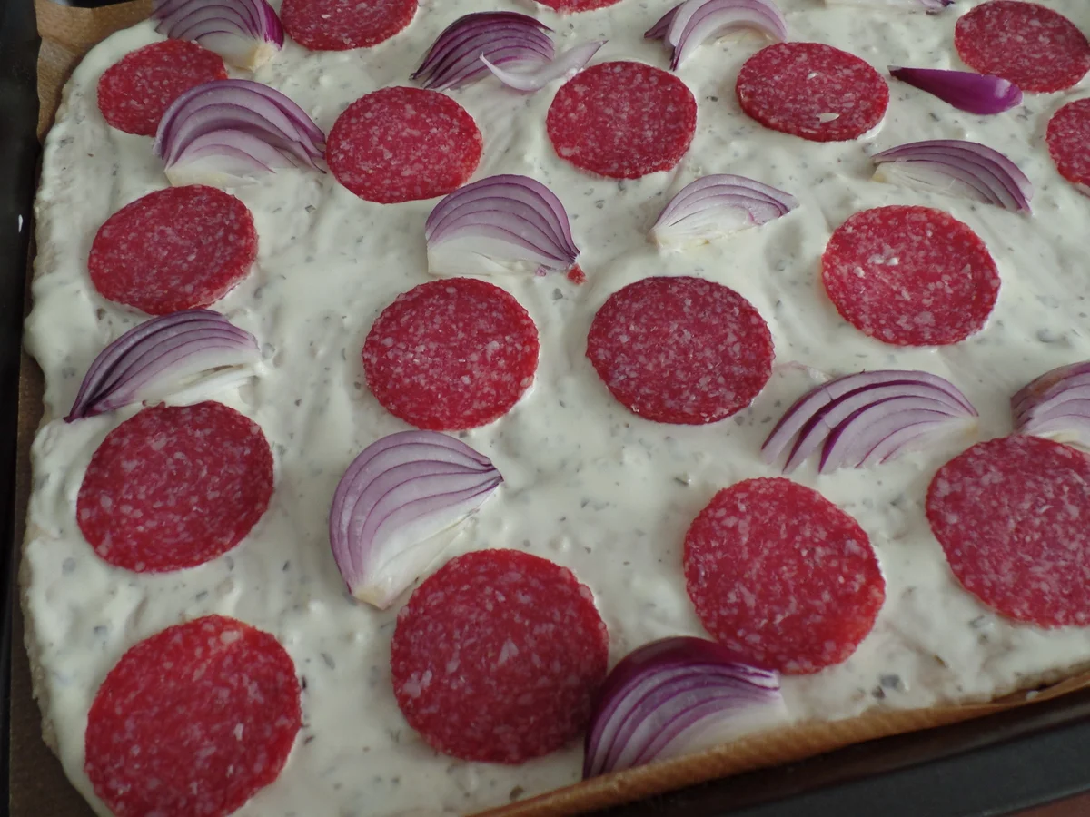 Rezept: Flammkuchen Diavolo Bild Nr. 6713 Flammkuchen Diavolo - Rezept - Bild Nr. 6713