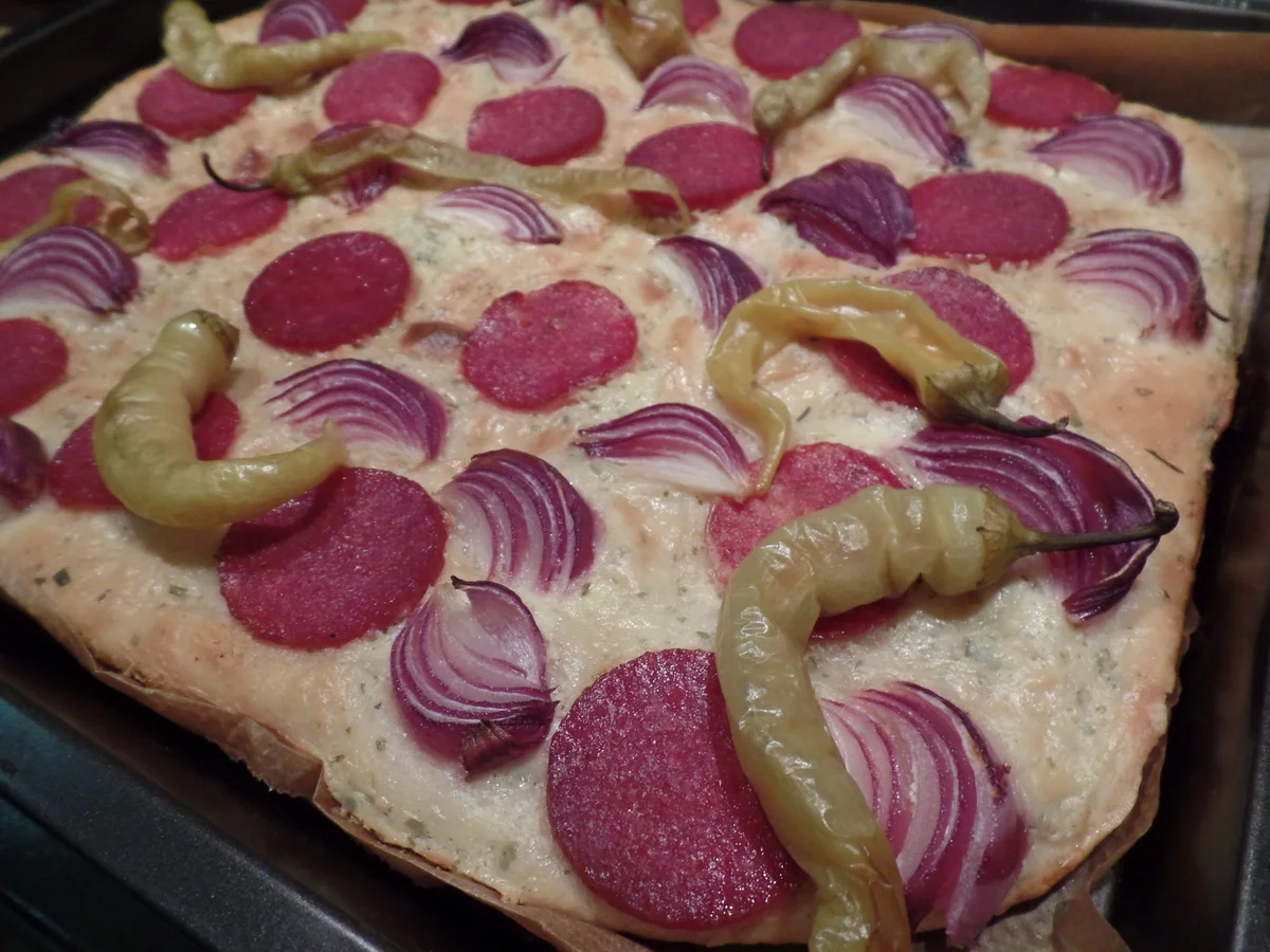 Rezept: Flammkuchen Diavolo Bild Nr. 6715 Flammkuchen Diavolo - Rezept - Bild Nr. 6715