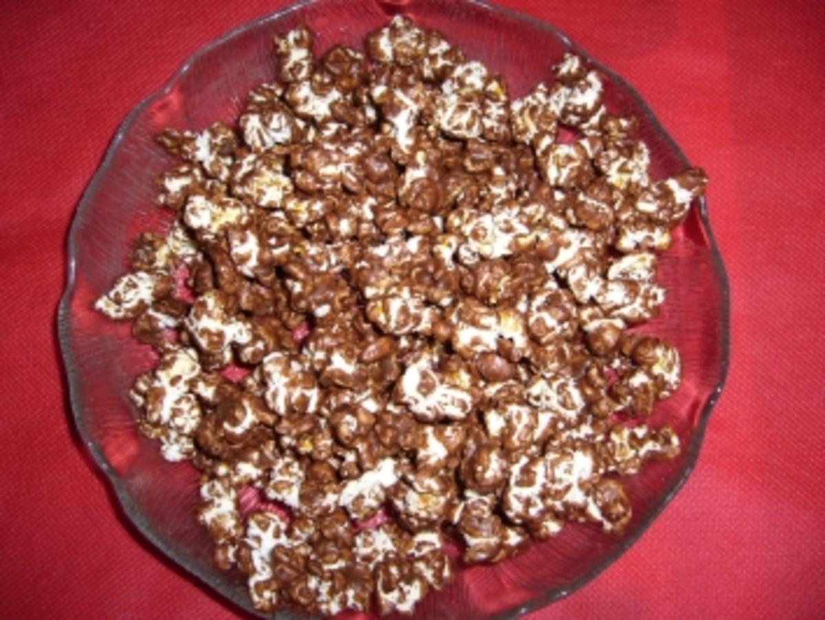Snack süß: Popcorn badet in Schokolade - Rezept - Bild Nr. 3