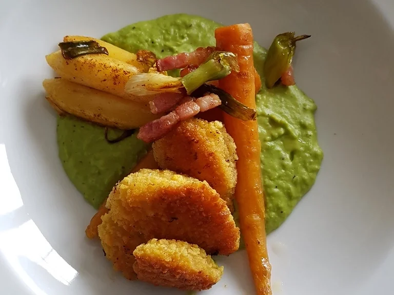 Rezept: Seeteufel (paniert) mit diversen Beilagen Bild Nr. 6721 Seeteufel (paniert) mit diversen Beilagen - Rezept - Bild Nr. 6721