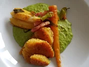 Seeteufel (paniert) mit diversen Beilagen - Rezept - Bild Nr. 6721