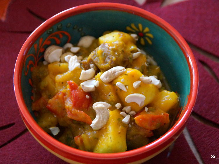 Exotisches Kürbis Ananas Curry mit Jackfruit - schnell &amp; einfach - von ...