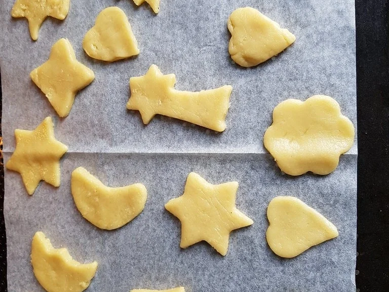 Mürbteig Plätzchen auf Vorrat "Weihnachtsbäckerei" - Rezept - Bild Nr. 6736