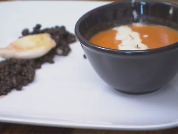 Linsen Kalamar Bisque - Rezept - Bild Nr. 2