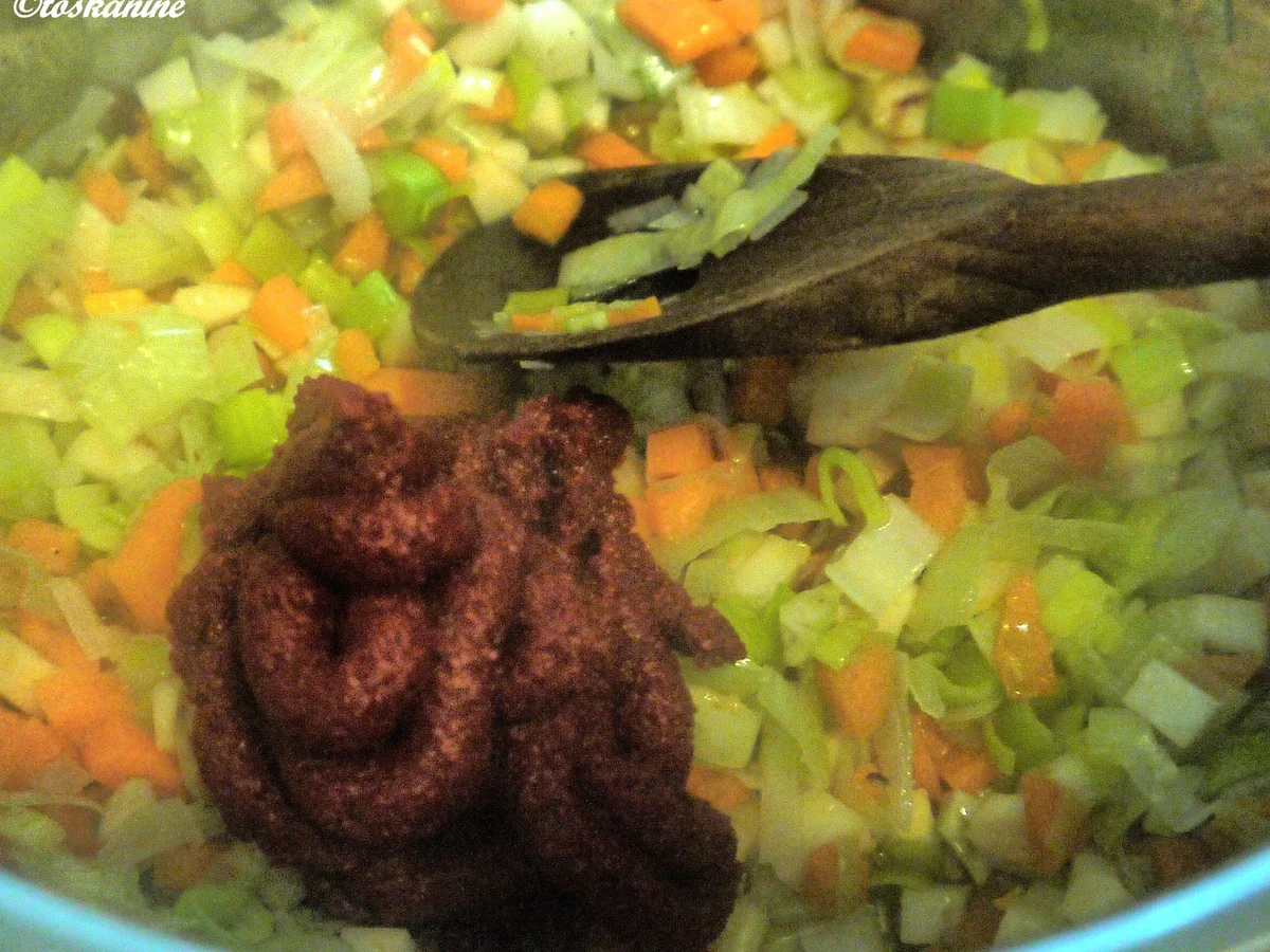 Kasslerbraten mit Rosenkohl in Senfrahm - Rezept - Bild Nr. 4