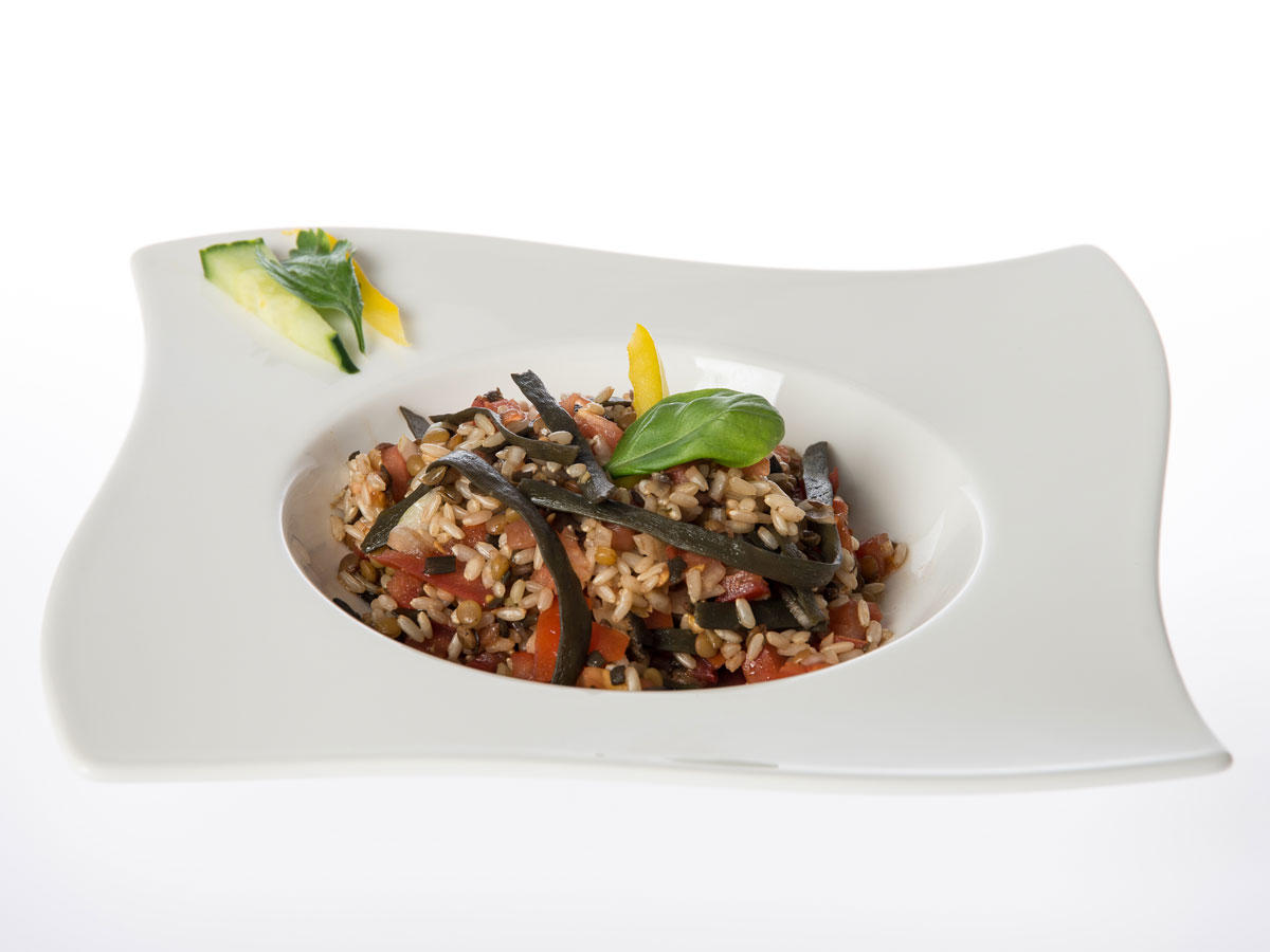 Algensalat mit Reis, Linsen und Meeresspaghetti - Rezept - Bild Nr. 6761