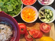 Gesunde Pizza mit Wakame Algen im Teig - Rezept - Bild Nr. 6760