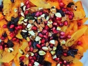 Gesunder Kürbis-Granatapfel Salat mit Algen - Rezept - Bild Nr. 6760